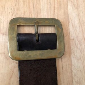 LEATHER RUGBY BELT